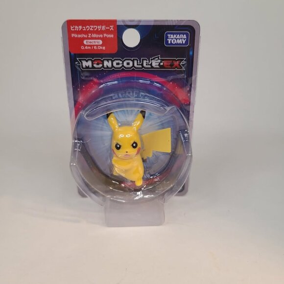 Pikachu Z-Move Pose Takara Tomy Asia Moncolle Ex Pokemon 2019 - Picture 1 of 2